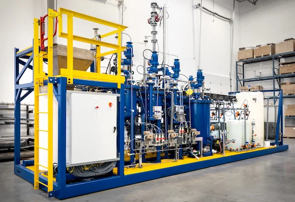 Demonstration Calcium Fluoride Production Skid